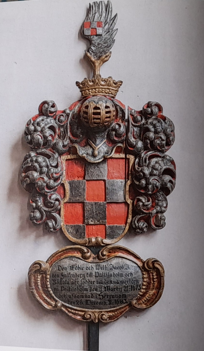 Jacob Jörgen Falkenberg 1673-1683 (Foto Johan Nilson, Falkenbergska släktföreningen).